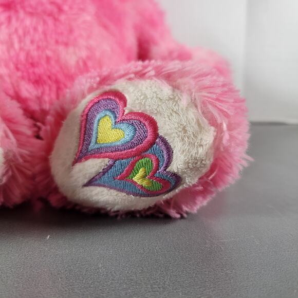 Build-A-Bear Purple Cat 2017, Pink 2011 Teddy Bear Plush Lot 2 Stuffed Animal - Picture 12 of 16